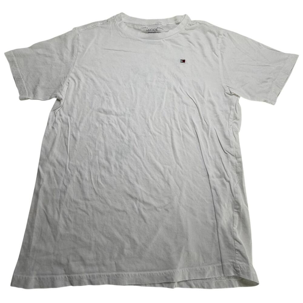 Tommy Hilfiger White T-shirt Boys Size Large 16/18